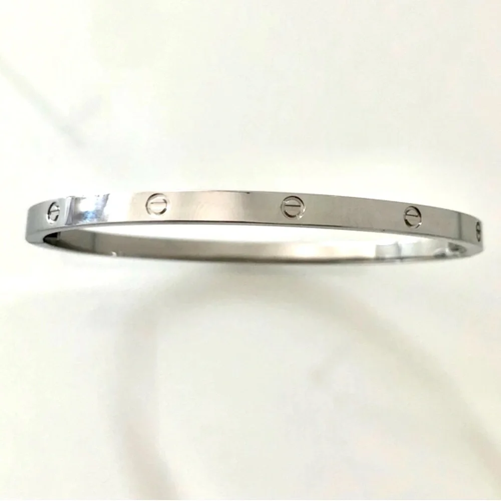 Screw Bracelet Small Model Stainless Steel.